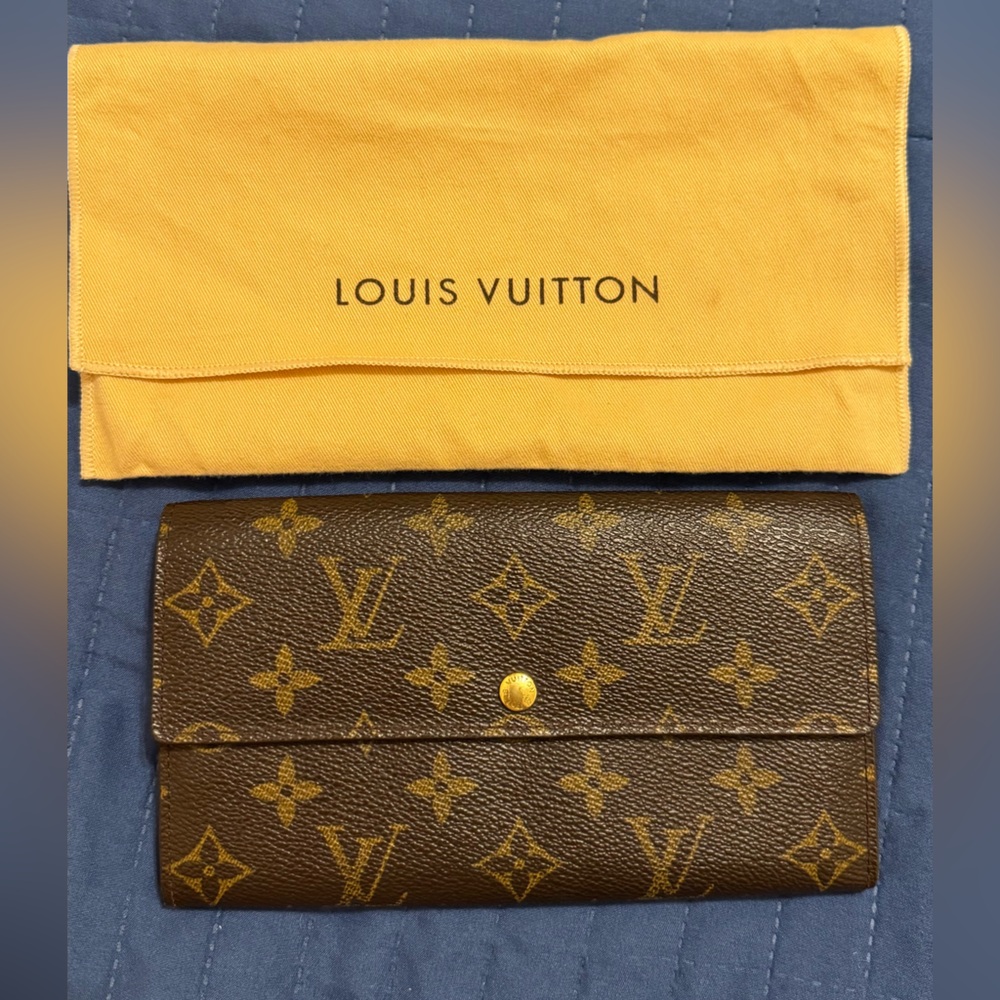 Louis Vuitton Brown Monogram Canvas Wallet